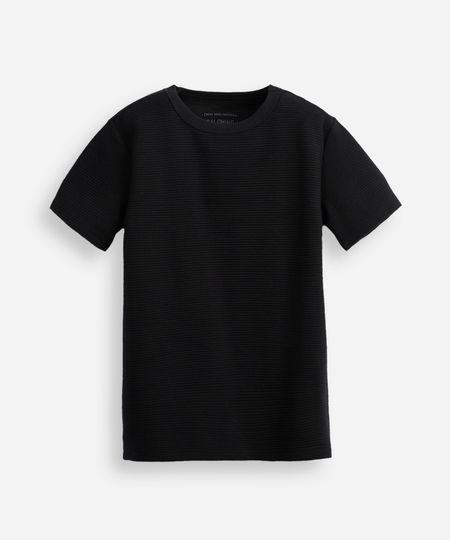 camiseta infantil manga curta canelada preta 6 camiseta infantil manga curta canelada preta 6