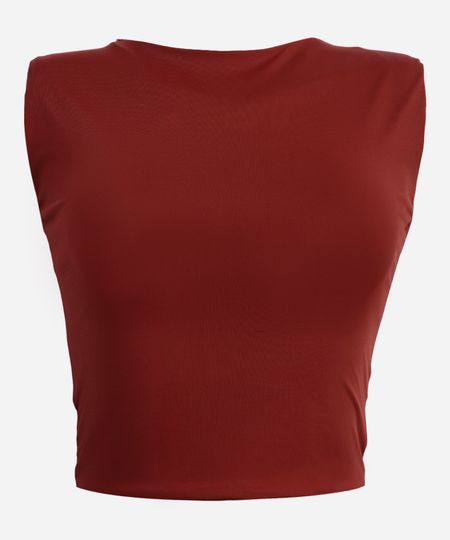 blusa juvenil de poliamida vinho 16