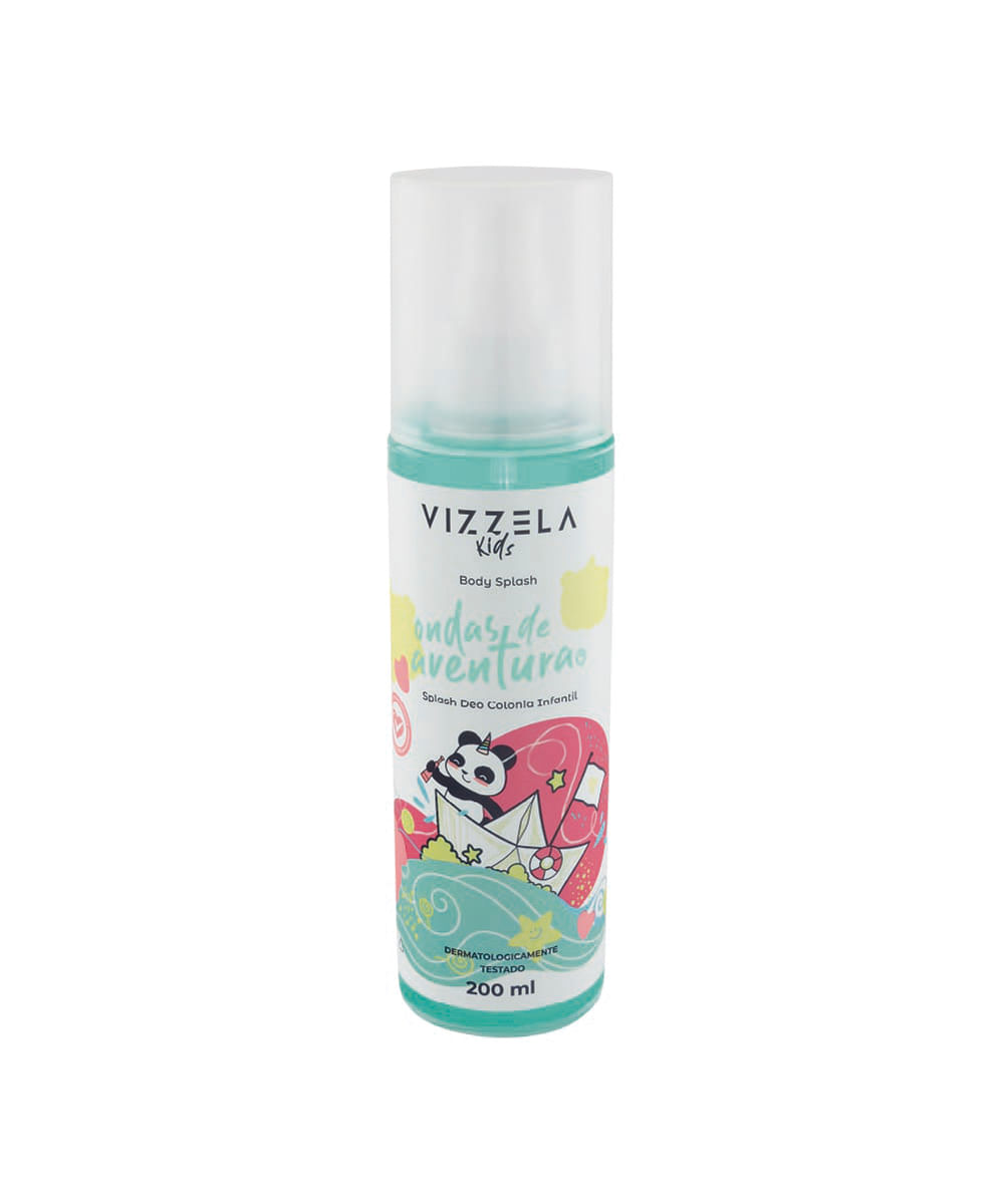 body splash infantil vizzela ondas de aventura 200ml