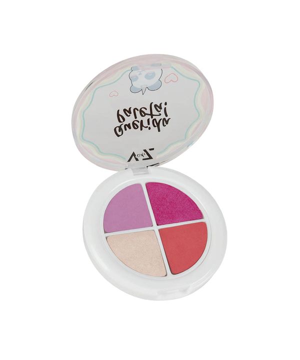 paleta de sombras vizzela infantil querida paleta 6g colorida UNICO