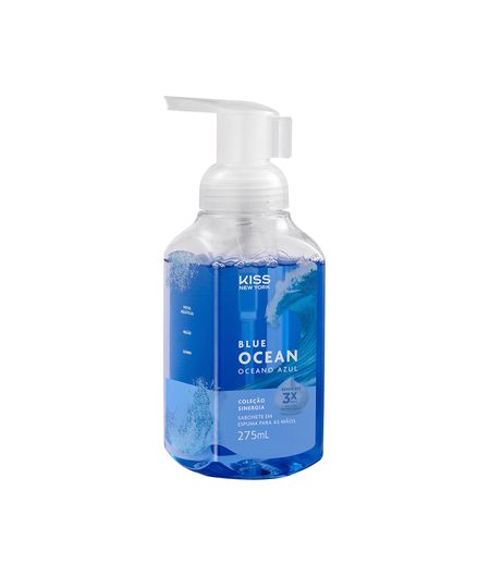 sabonete para as mãos em espuma kiss new york coleção sinergia blue ocean 275ml 270 ML sabonete para as mãos em espuma kiss new york coleção sinergia blue ocean 275ml 270 ML
