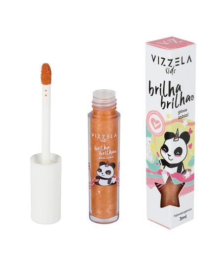 gloss vizzela infantil brilha brilha cometa 3ml UNICO gloss vizzela infantil brilha brilha cometa 3ml UNICO