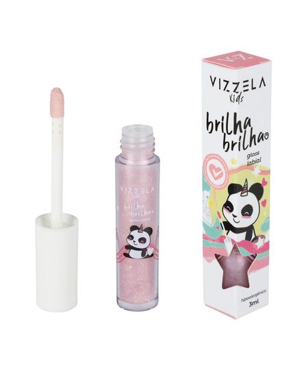 gloss vizzela infantil brilha brilha estrelinha 3ml UNICO gloss vizzela infantil brilha brilha estrelinha 3ml UNICO