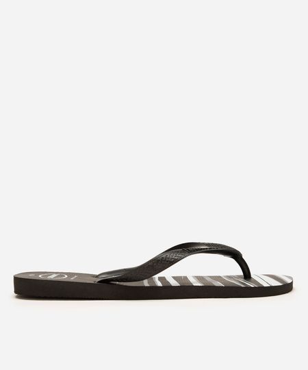 chinelo havaianas top listrado preto 41-42 chinelo havaianas top listrado preto 41-42