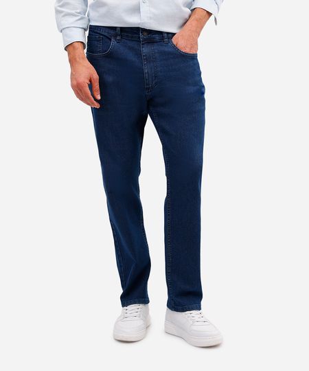 calça slim masculina jeans azul 38 calça slim masculina jeans azul 38