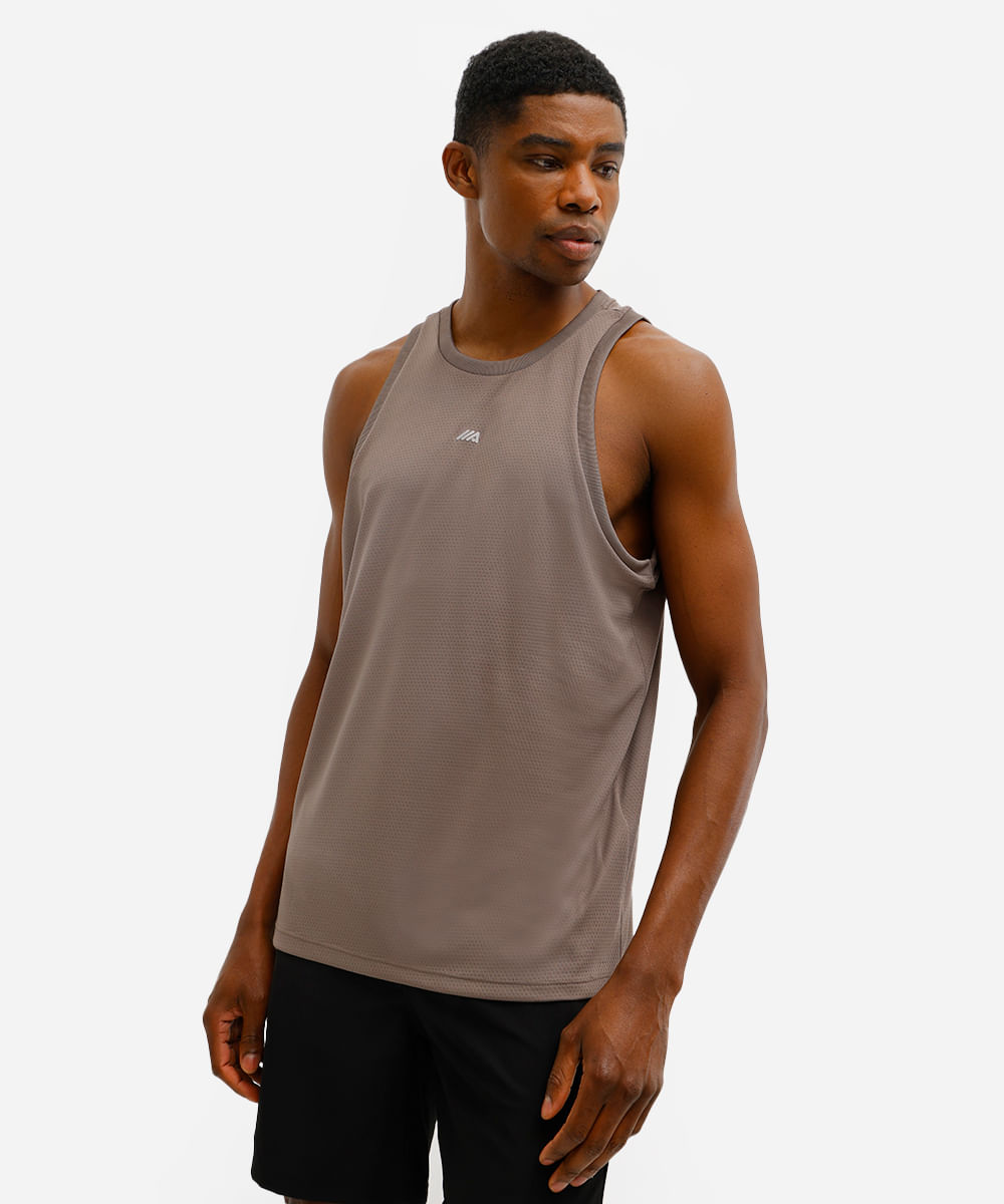 regata basquete masculina esportiva ace marrom