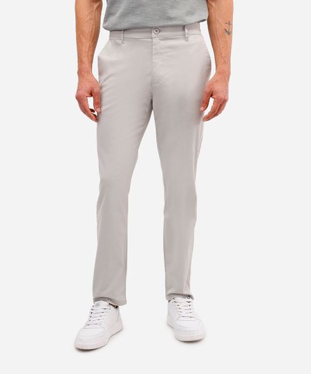 calça social slim de alfaiataria masculina cinza 42 calça social slim de alfaiataria masculina cinza 42
