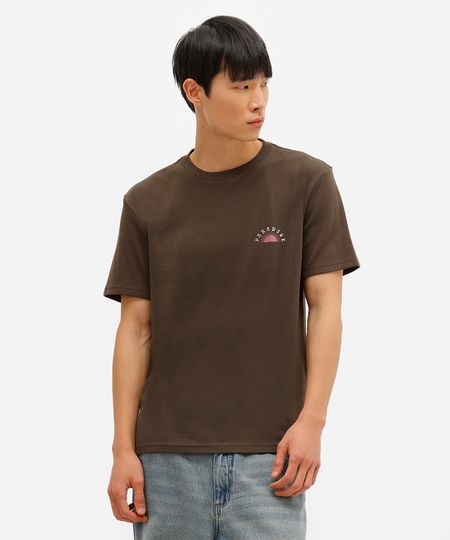 camiseta masculina manga curta paradise marrom M camiseta masculina manga curta paradise marrom M