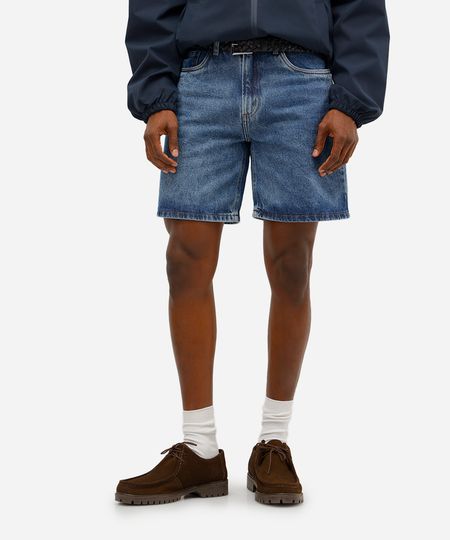 bermuda masculina jeans azul 42 bermuda masculina jeans azul 42