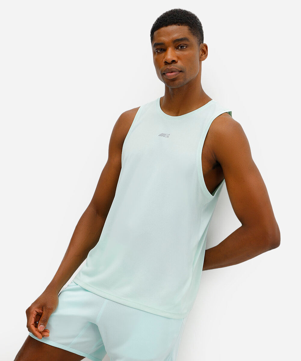 regata masculina esportiva ace de poliamida verde