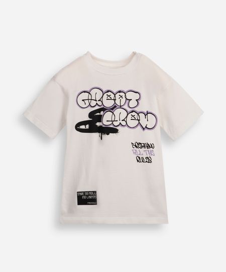 camiseta oversized infantil manga curta com grafite branca 4 camiseta oversized infantil manga curta com grafite branca 4