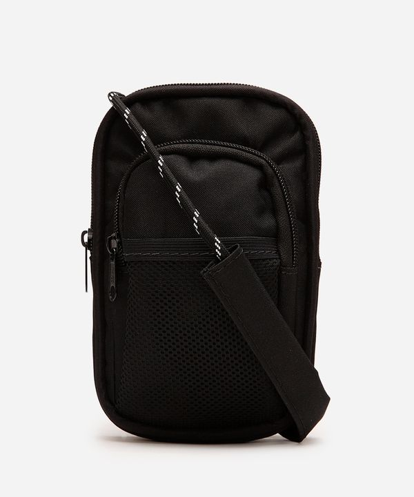bolsa shoulder bag juvenil com bolsos preta UNICO