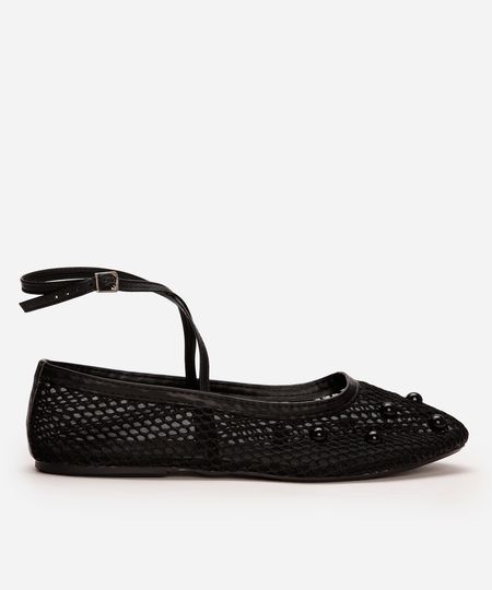 sapatilha de telinha com bolinhas oneself preta 35 sapatilha de telinha com bolinhas oneself preta 35