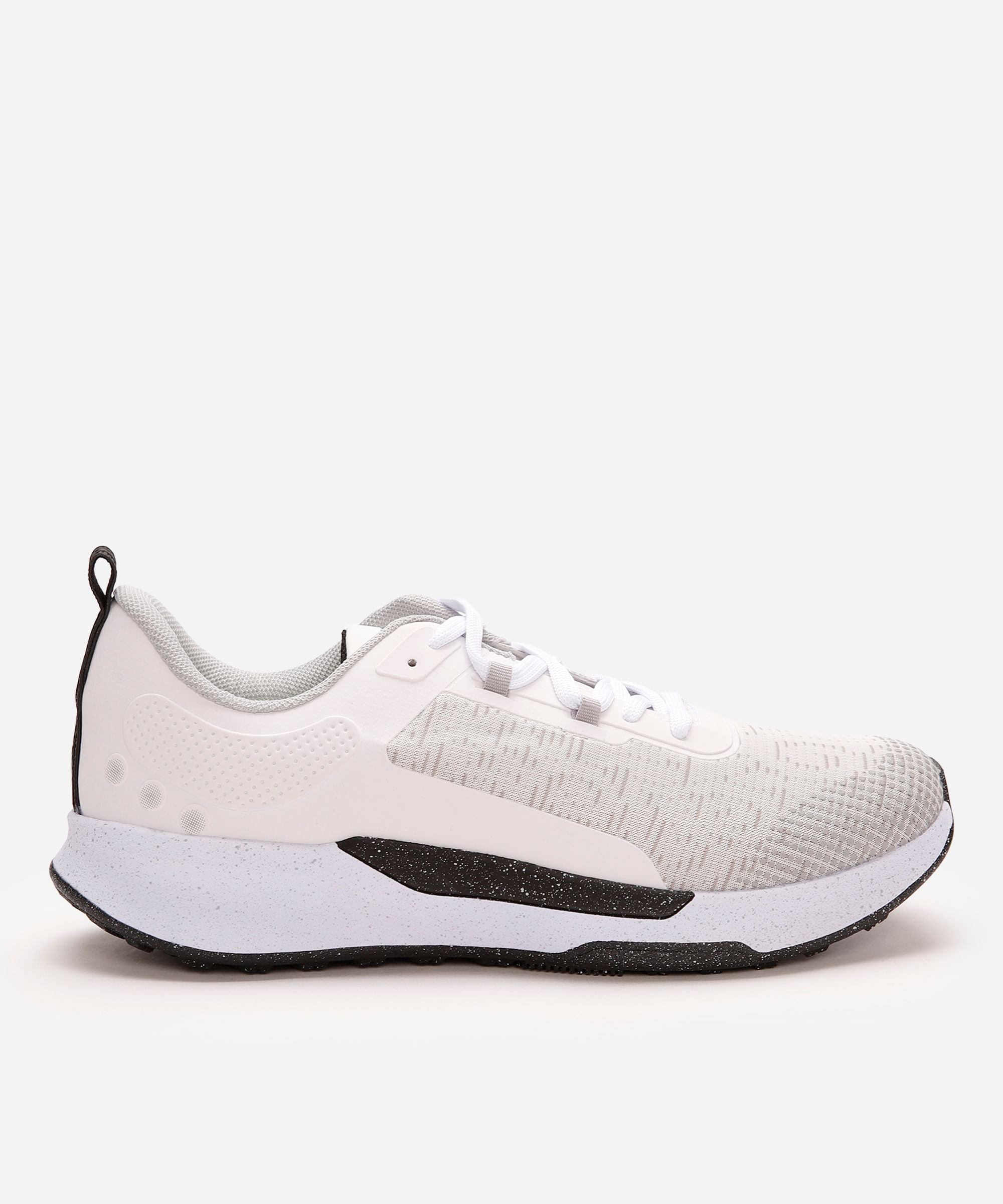 tênis esportivo masculino ace com recortes branco