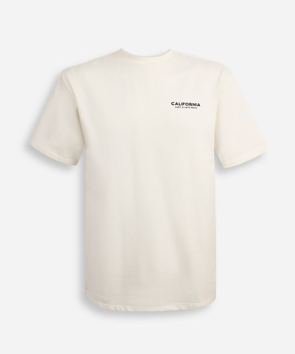 camiseta comfort juvenil de algodão california off white 16