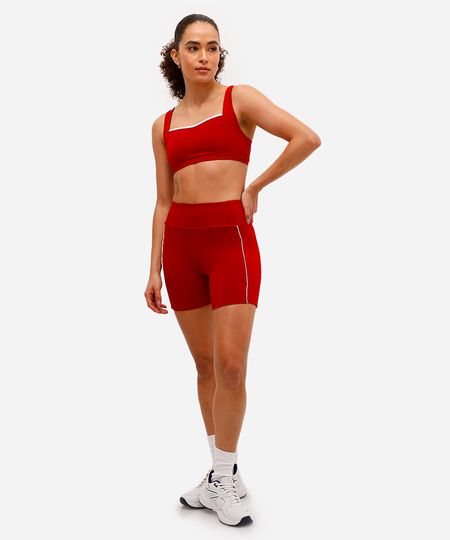 bermuda feminina esportiva ace com nervura vinho P bermuda feminina esportiva ace com nervura vinho P