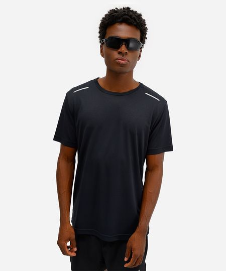 camiseta masculina esportiva ace quadriculada preta G