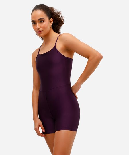 macaquinho feminino alças finas esportivo ace roxo M macaquinho feminino alças finas esportivo ace roxo M