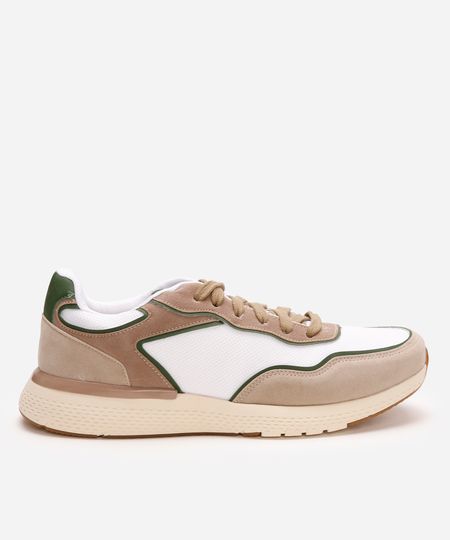 tênis esportivo masculino ace com recortes branco 41 tênis esportivo masculino ace com recortes branco 41