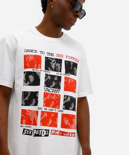 camiseta masculina de algodão estampada off white PP