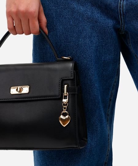 chaveiro bag charm em metal coração dourado UNICO chaveiro bag charm em metal coração dourado UNICO