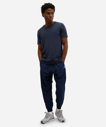 calça jogger masculina esportiva ace com bolsos azul G calça jogger masculina esportiva ace com bolsos azul G