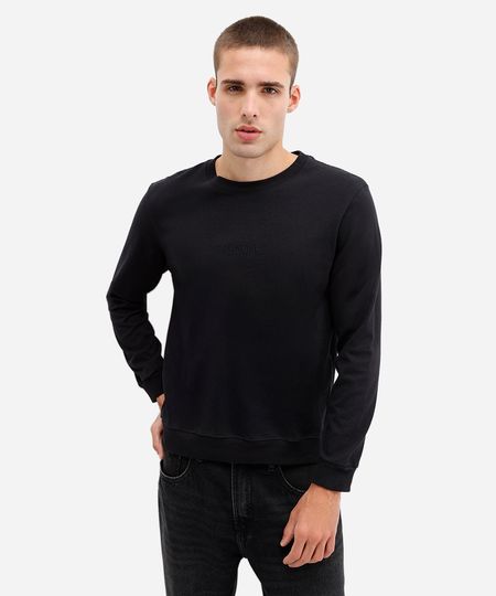 camiseta masculina de algodão bordado paradise preta G