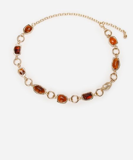 cinto de pedraria dourado 85CM cinto de pedraria dourado 85CM