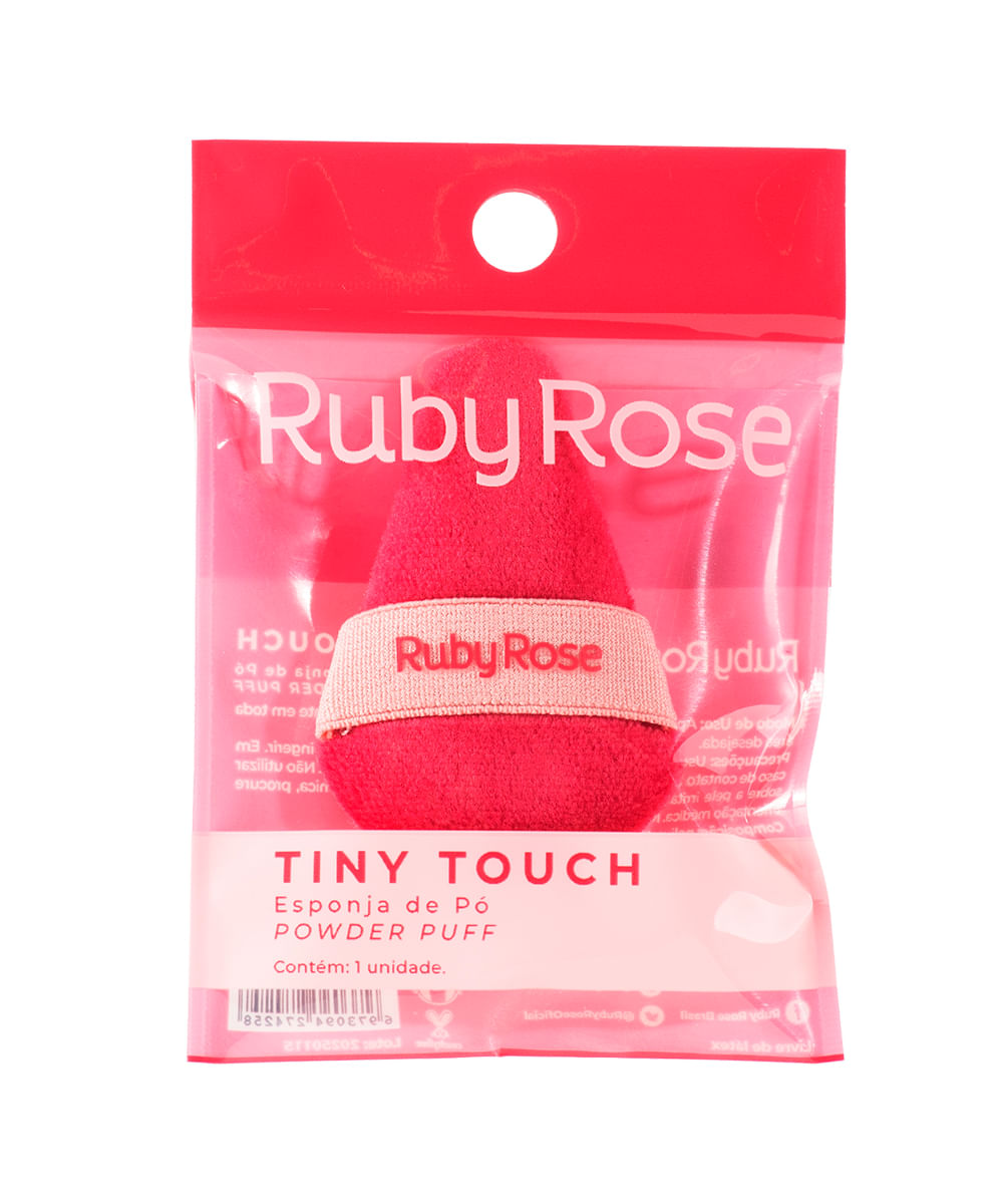 esponja para pó ruby rose tiny touch esponja para pó ruby rose tiny touch