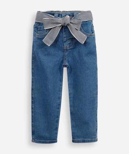 calça skinny infantil jeans com cinto faixa azul 5 calça skinny infantil jeans com cinto faixa azul 5