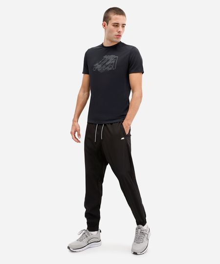 calça jogger masculina esportiva ace com bolsos preta G calça jogger masculina esportiva ace com bolsos preta G