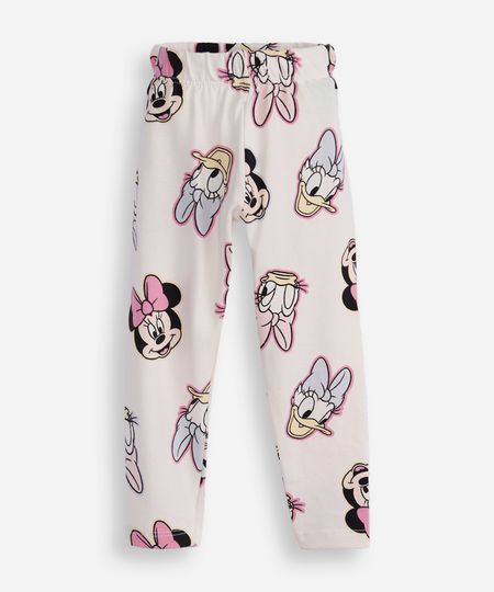 calça legging infantil minnie e margarida off white 1 calça legging infantil minnie e margarida off white 1