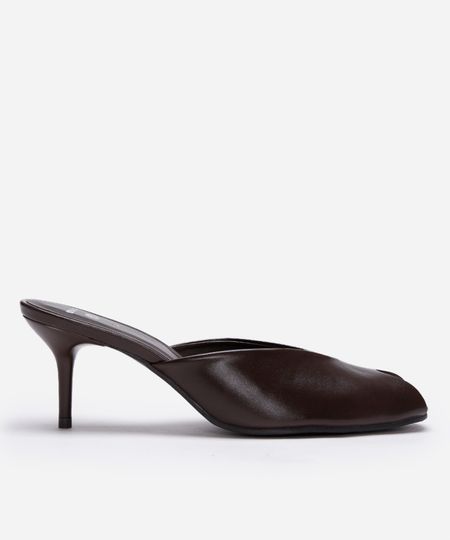 mule salto fino mindset marrom 35 mule salto fino mindset marrom 35