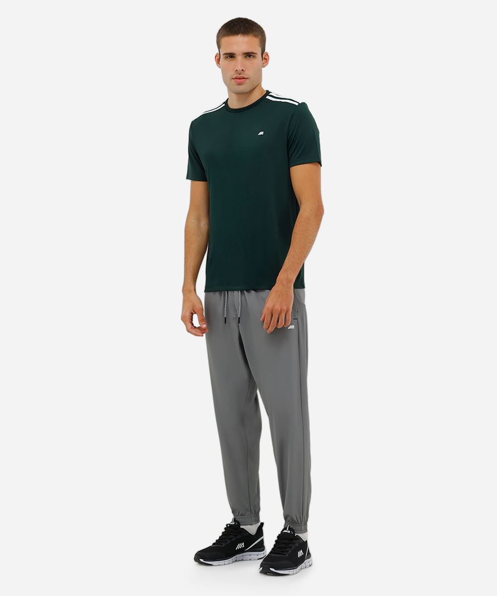 calça jogger masculina esportiva ace com bolsos cinza