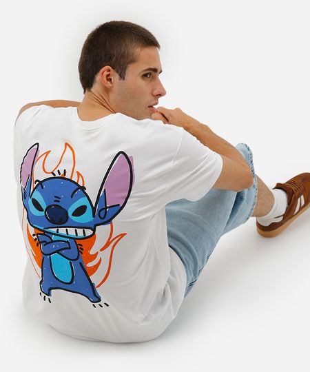 camiseta masculina box fit stitch off white G camiseta masculina box fit stitch off white G