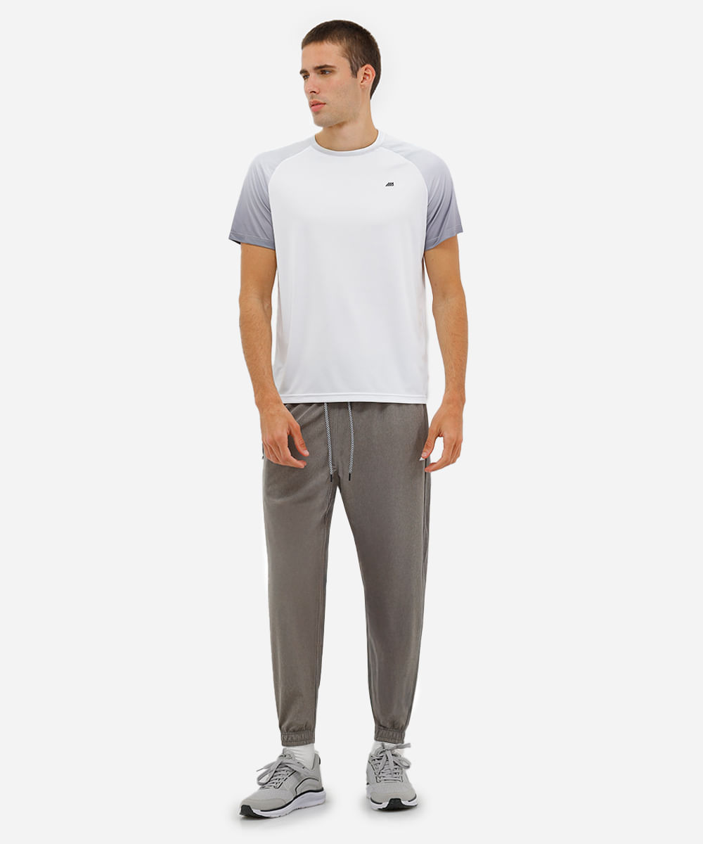 calça jogger masculina esportiva ace com bolsos cinza
