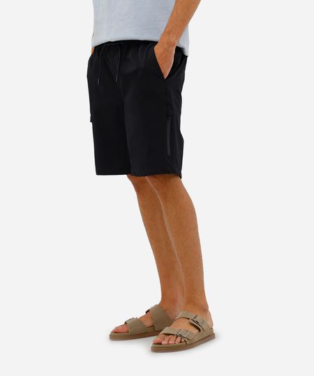 short masculino boardshort walk com bolso cargo preto 44 short masculino boardshort walk com bolso cargo preto 44