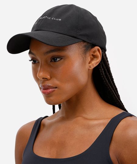 boné aba curva esportivo ace estampado preto UNICO boné aba curva esportivo ace estampado preto UNICO