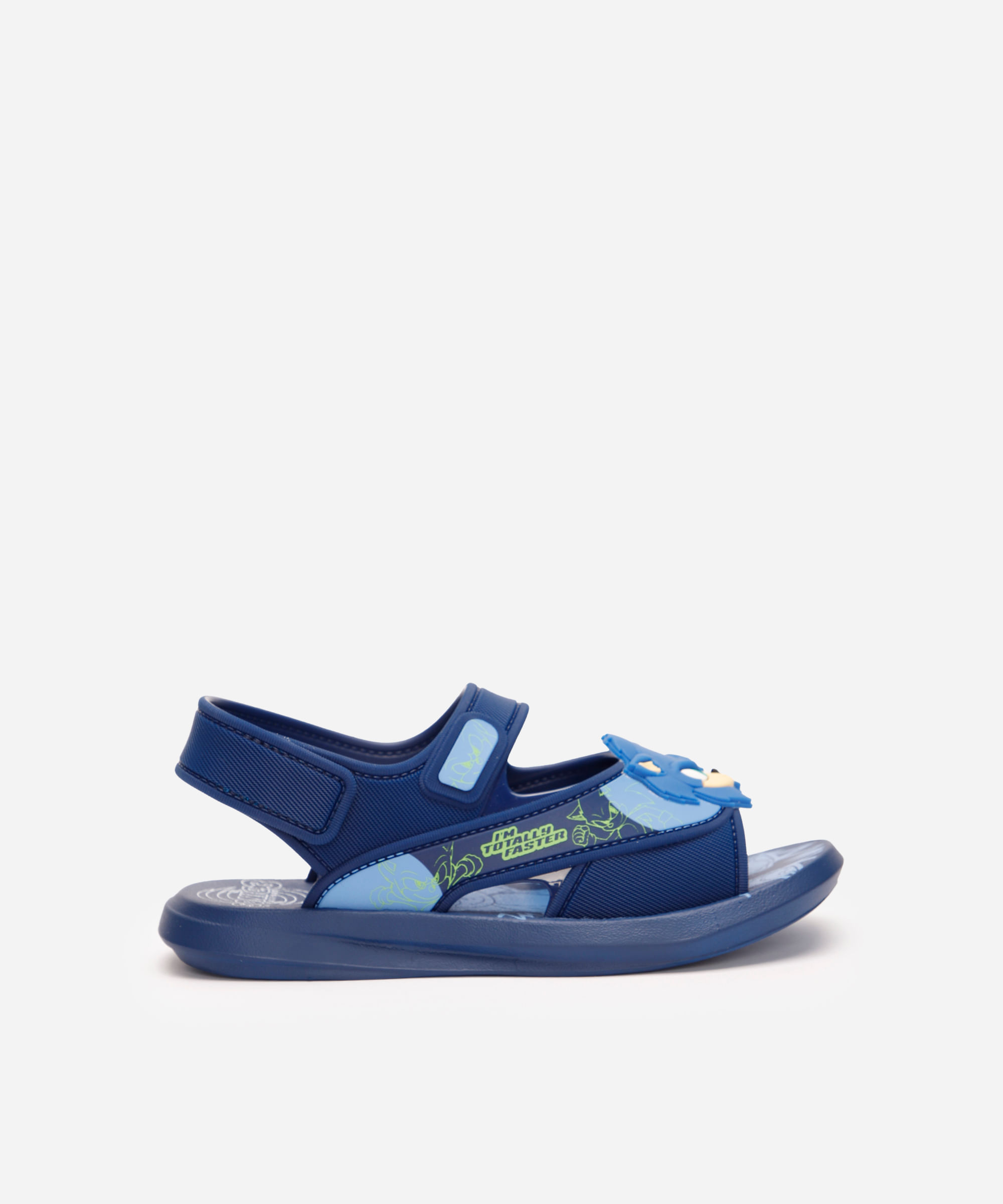 papete infantil sonic grendene azul