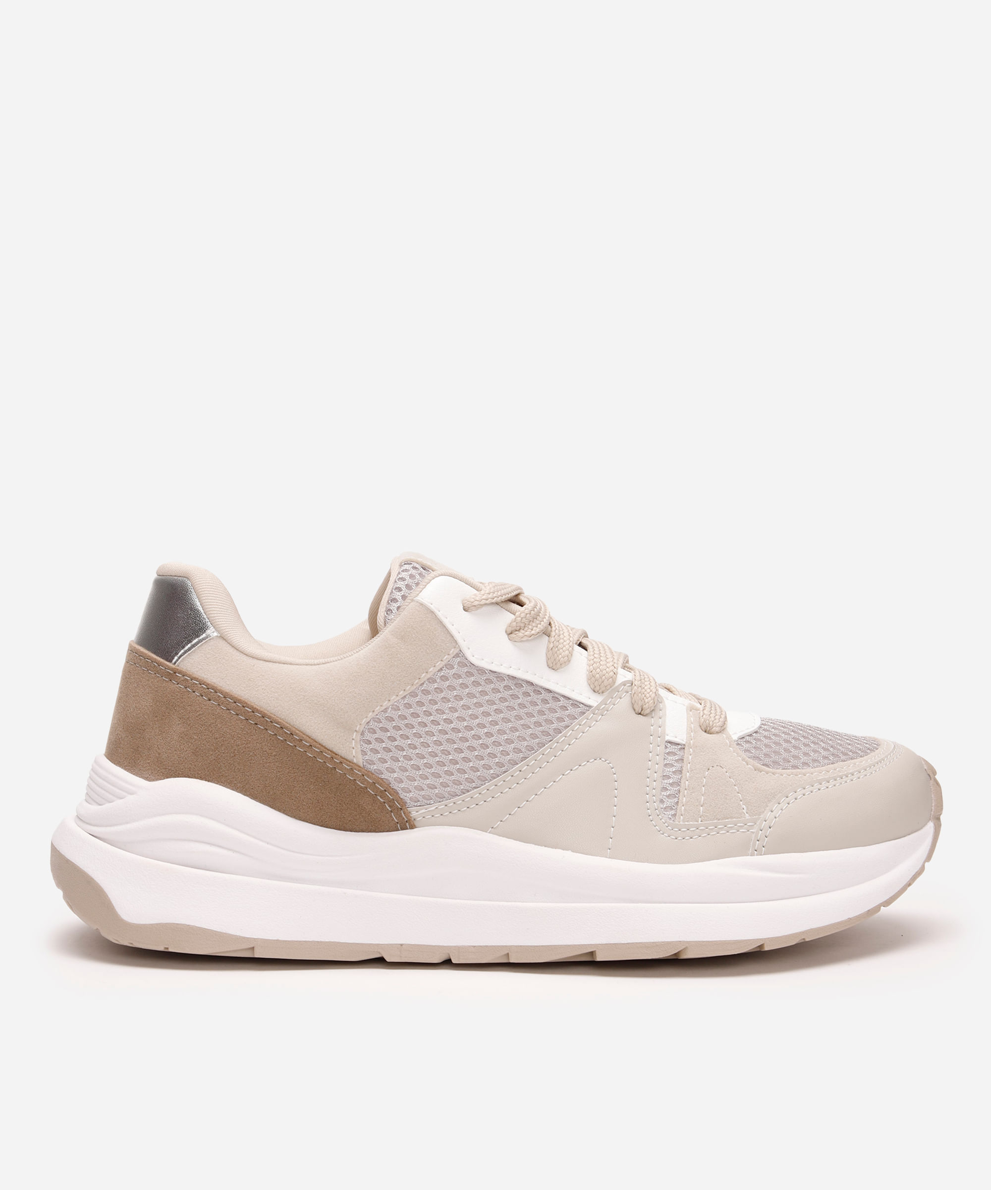 tênis feminino jogging ace cinza