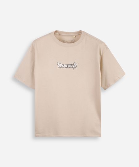 camiseta juvenil  dragon ball bege 14 camiseta juvenil  dragon ball bege 14