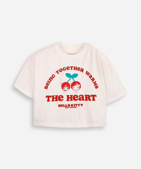 camiseta juvenil boxy cropped hello kitty kuromi cerejinha off white 10 camiseta juvenil boxy cropped hello kitty kuromi cerejinha off white 10