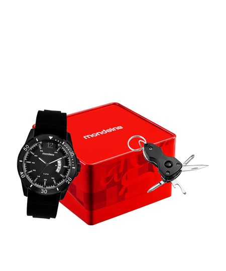 kit relógio masculino mondaine analógico calendário 36000gpmvpi2kc preto UNICO kit relógio masculino mondaine analógico calendário 36000gpmvpi2kc preto UNICO