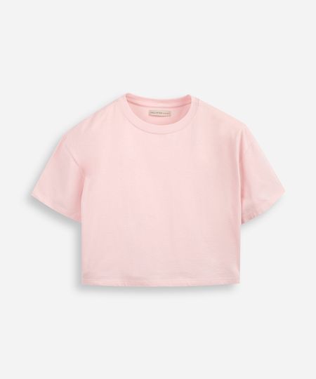 camisetainfantil boxy cropped lisa rosa 14