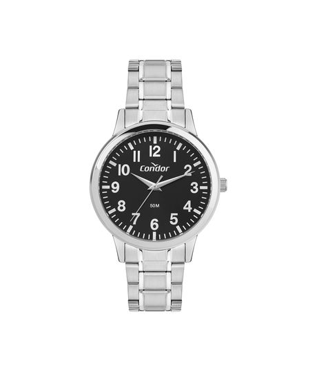 relógio masculino condor analógico co2035nrk4p prateado UNICO relógio masculino condor analógico co2035nrk4p prateado UNICO