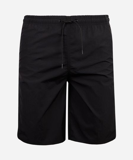 bermuda juvenil boardshorts com cós elástico preta 12 bermuda juvenil boardshorts com cós elástico preta 12