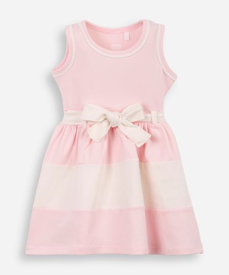 vestido infantil listrado rosa 5 vestido infantil listrado rosa 5
