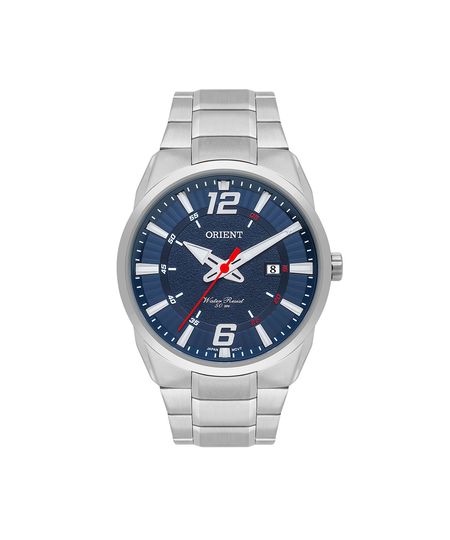 relógio masculino orient analógico calendário mbss1461d2sx prateado UNICO relógio masculino orient analógico calendário mbss1461d2sx prateado UNICO