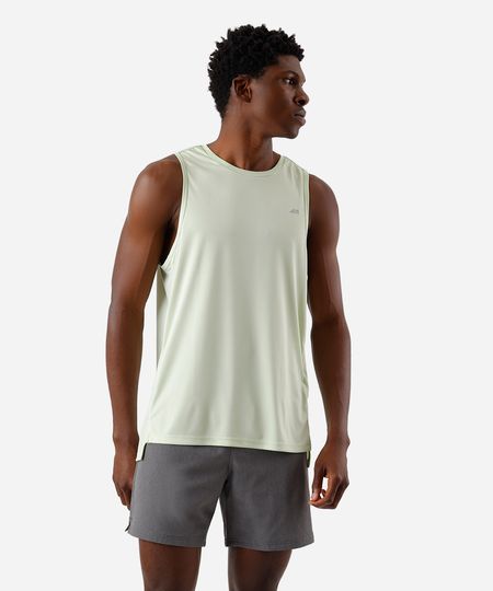 regata masculina com recortes e refletivos esportiva ace verde M