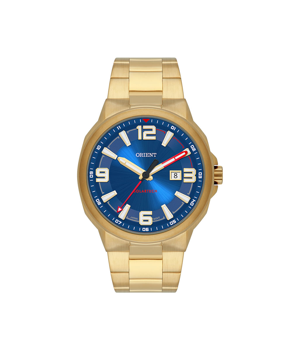 relógio orient analógico calendário mgss1302d2kx dourado relógio orient analógico calendário mgss1302d2kx dourado